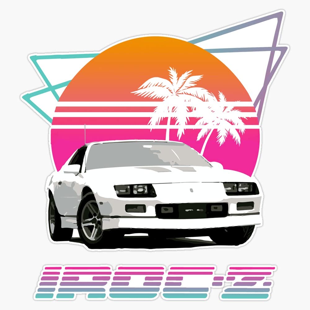 Amazon.com - 1980'S Retro Wave Chevy Camaro Iroc-Z Bumper Sticker